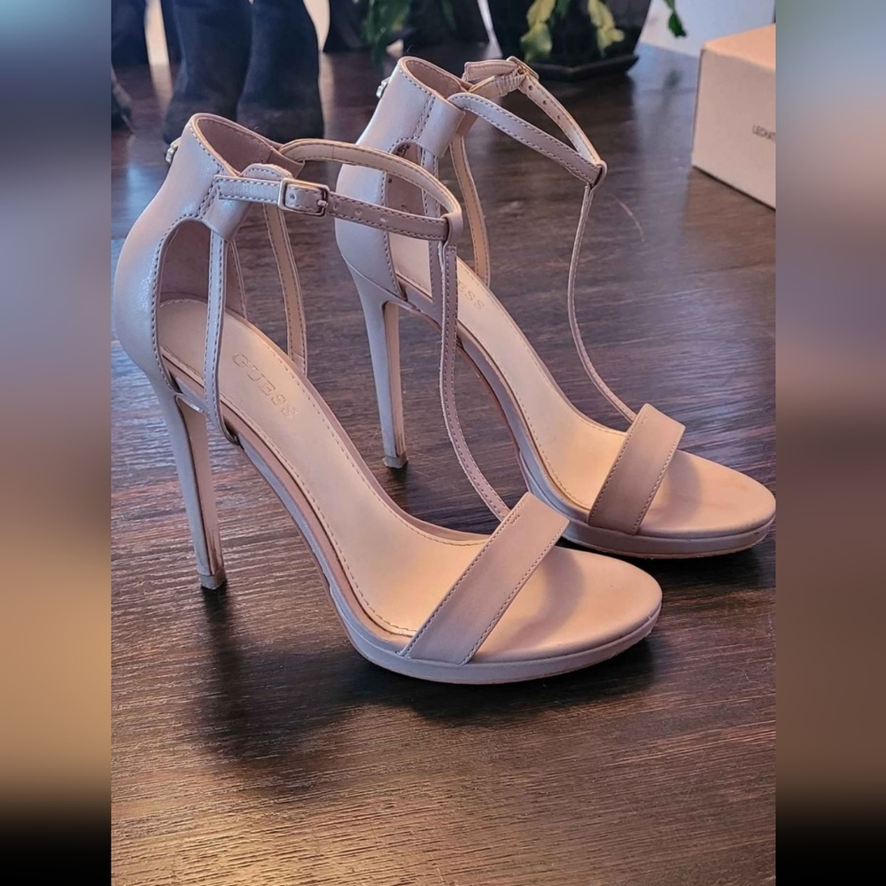 Guess Nude High Heel Sandals